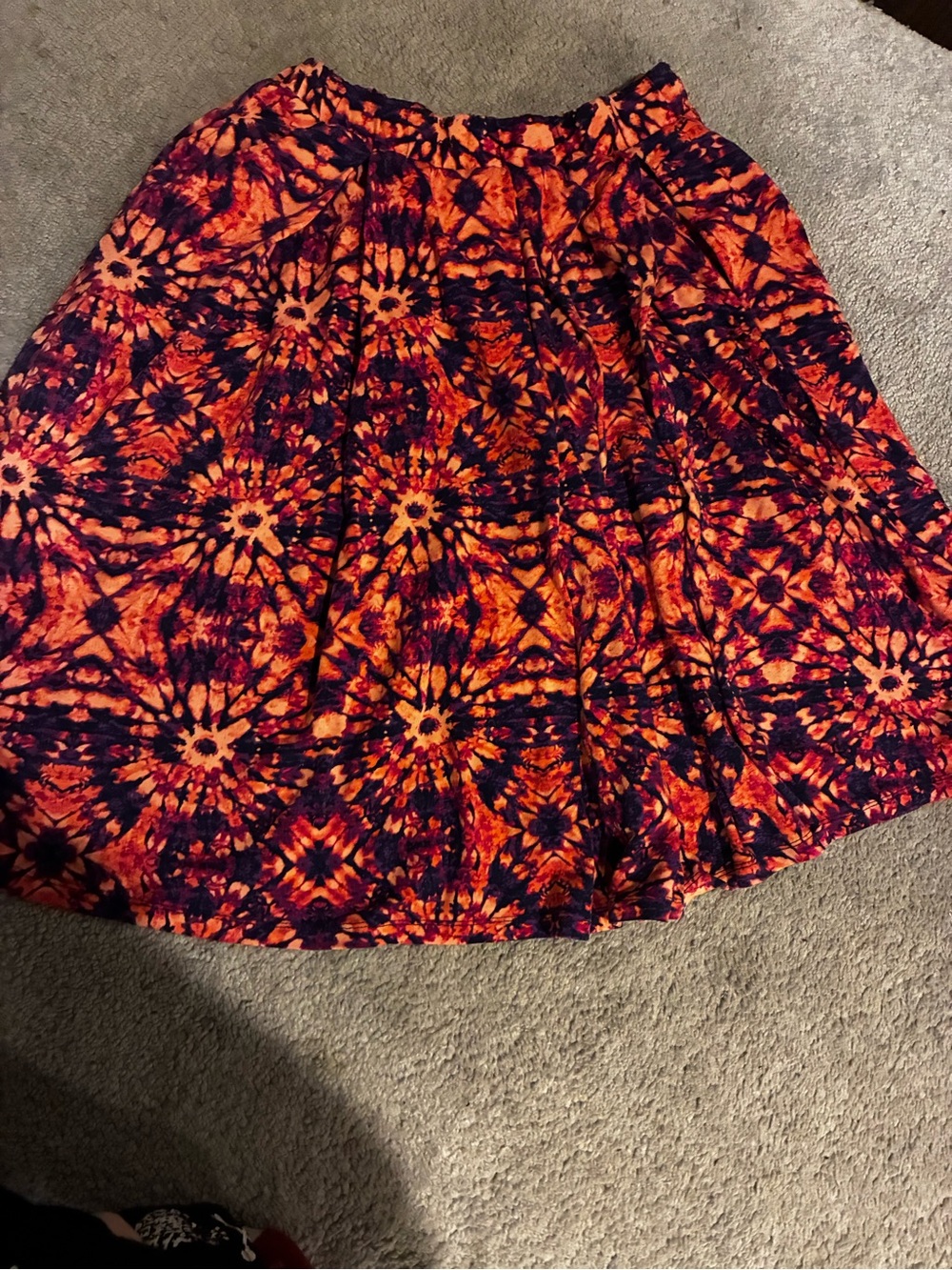 LuLaRoe Tie-Dye Circle Skirt